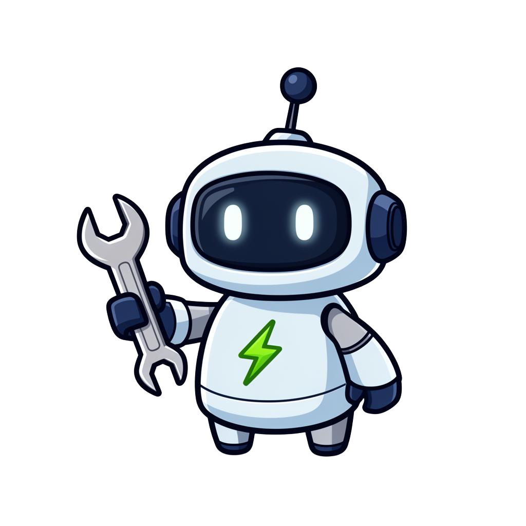 Fixit-Bro Maskottchen (wrench)